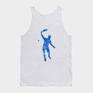 Pickleball player blue art Tank Top